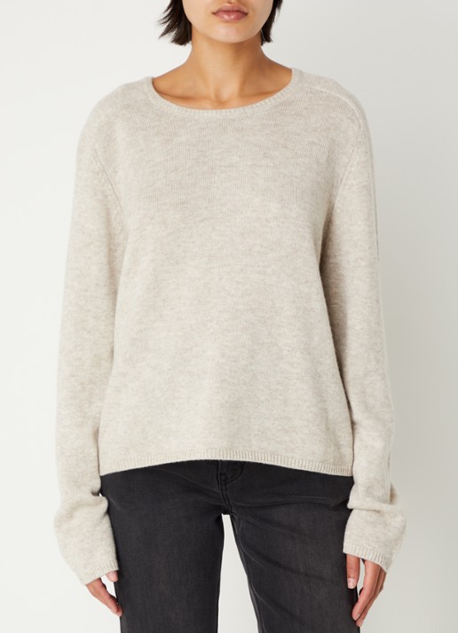 Sofie Schnoor Saya fijngebreide pullover met gemêleerd dessin