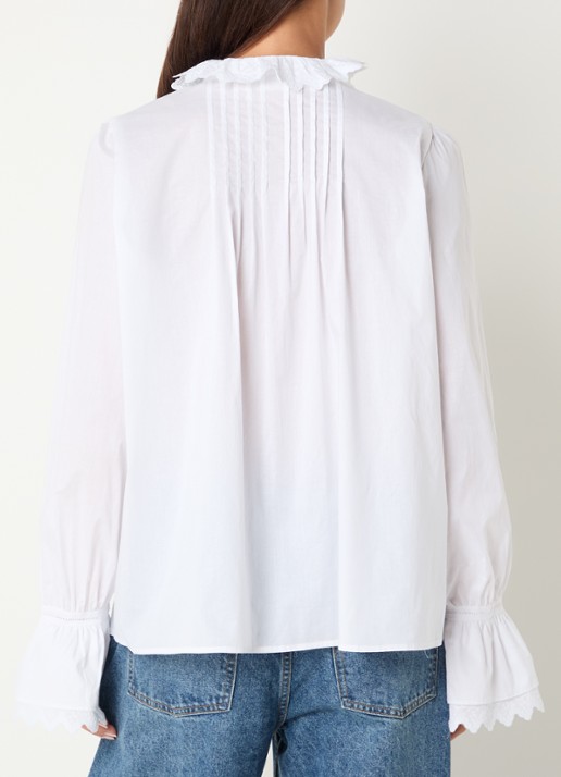 Sofie Schnoor Serena oversized blouse  - achterkant 3 wit