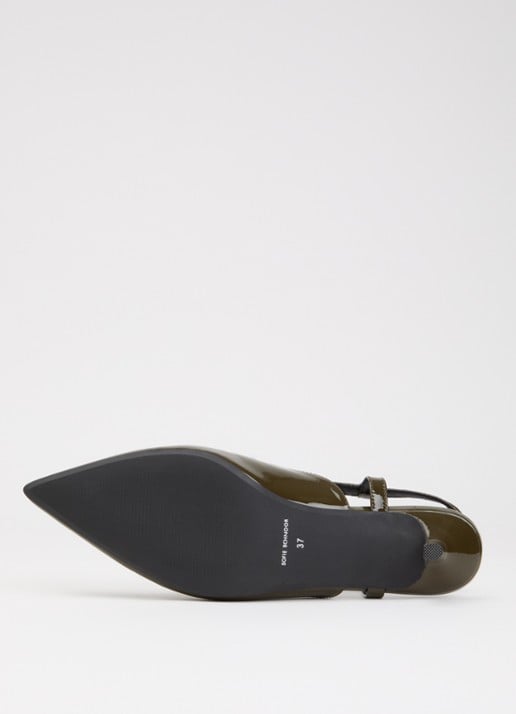Sofie Schnoor Soleilsw slingback van lakleer - detail 4 legergroen