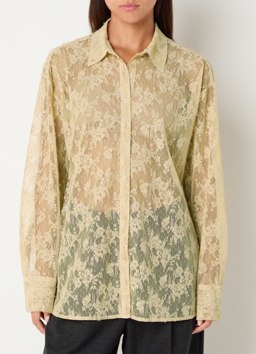 Sofie Schnoor Sylvine semi-transparante oversized blouse