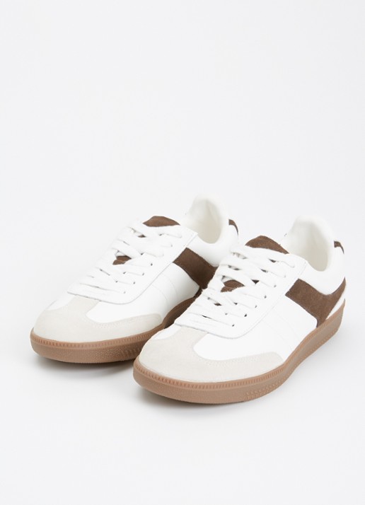 Sofie Schnoor T426 sneaker van leer - detail donkerbruin