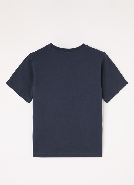 Sofie Schnoor Zena T-shirt met print - voorkant 2 donkerblauw