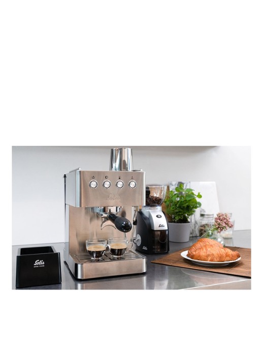 Solis Barista Gran Gusto espressomachine 1014 - detail 5 zilver