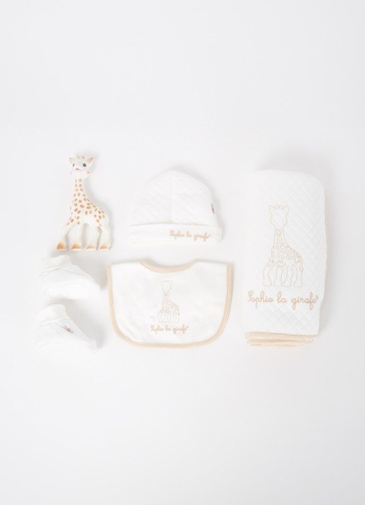 Sophie de Giraf Sophie de Giraf So Pure geschenkset  - voorkant 6 wit