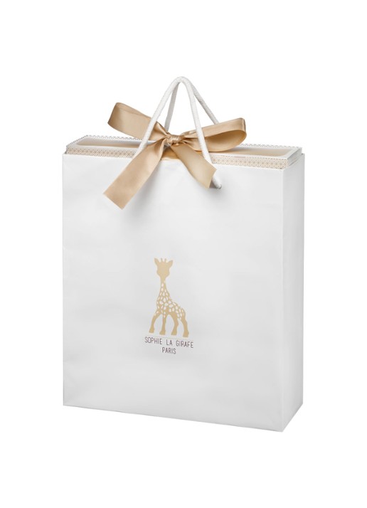 Sophie de Giraf Sophiesticated cadeauset small set van 5 - detail 2 donkerbeige