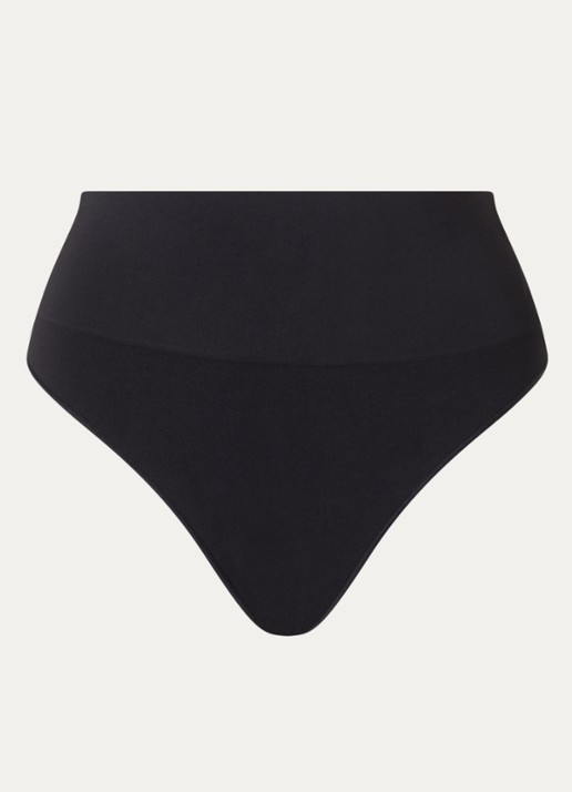 SPANX care naadloze corrigerende string - voorkant zwart