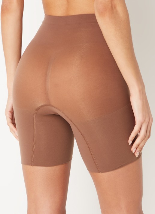 SPANX Everyday naadloze corrigerende short - achterkant donkerbruin