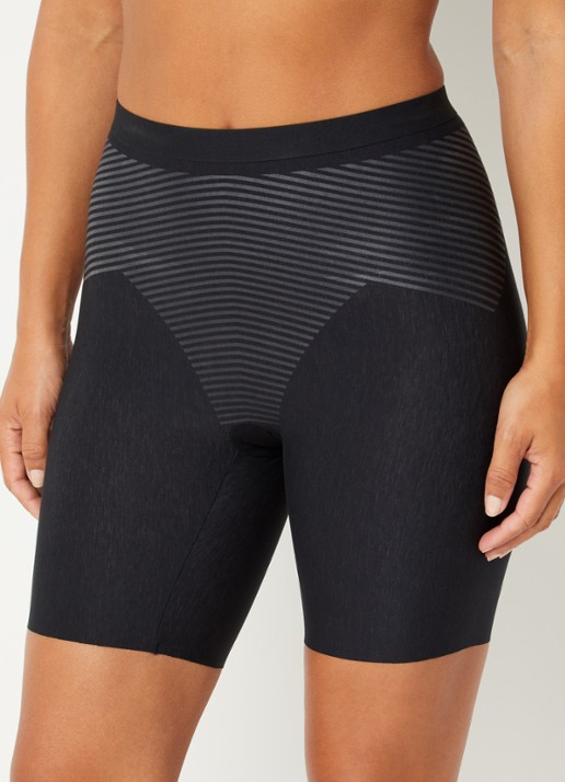SPANX High waist skinny fit trainingslegging - voorkant 4 zwart