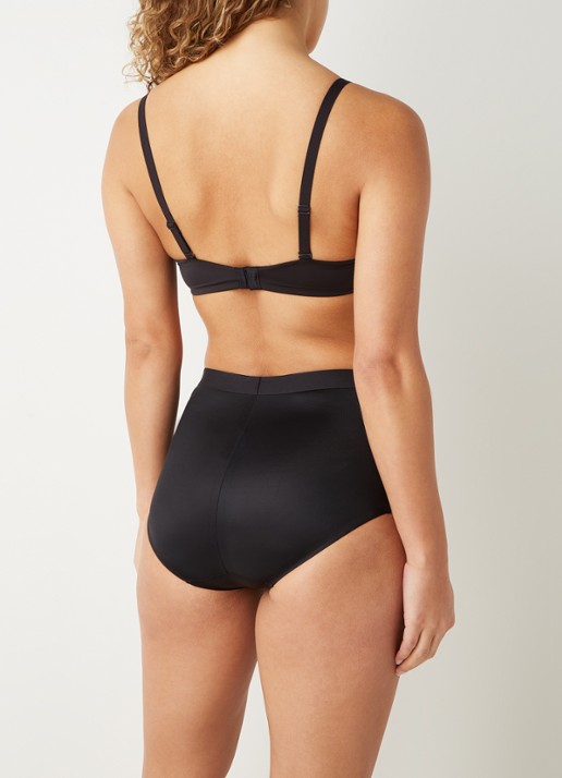 SPANX Invisible high waisted naadloze corrigerende slip - achterkant 3 zwart