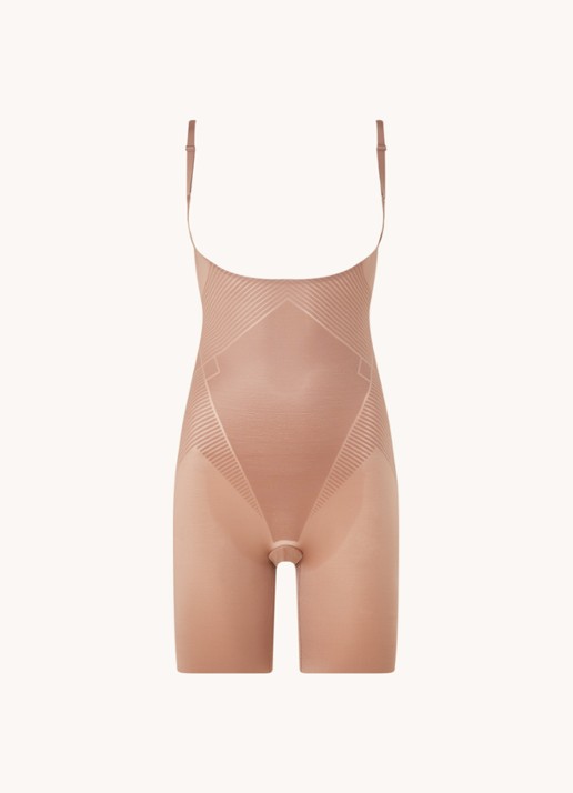 SPANX Invisible naadloze corrigerende body - voorkant lichtbruin
