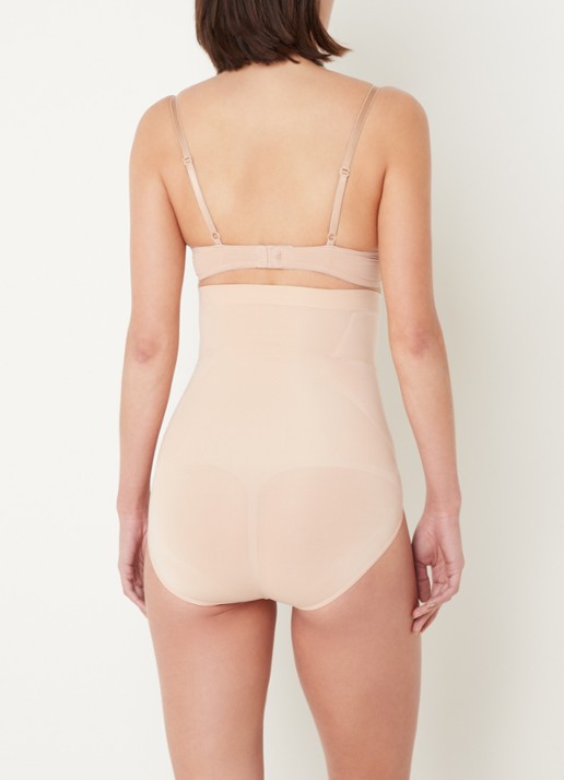 SPANX Oncore high waisted corrigerende slip - achterkant 5 creme
