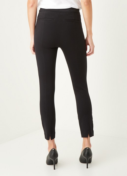 SPANX Pont high waist slim fit cropped pantalon - achterkant 3 zwart
