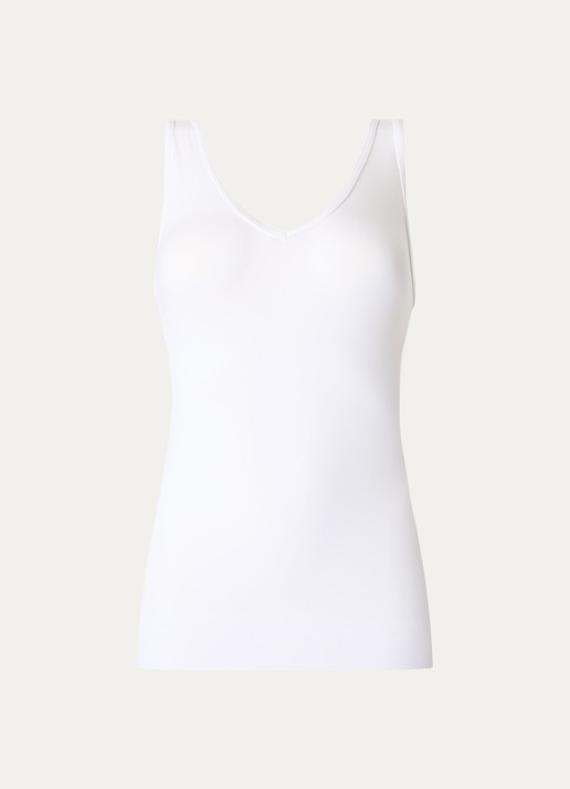 SPANX SPANXsculpt™ naadloze corrigerende top - voorkant ivoor