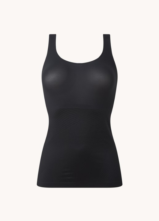 SPANX Thinstincts corrigerende naadloze tanktop - voorkant 3 zwart