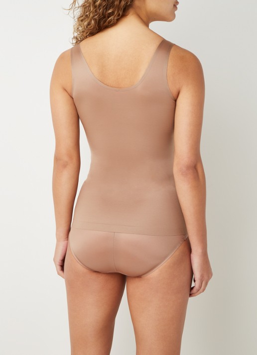 SPANX Thinstincts corrigerende naadloze tanktop - achterkant taupe