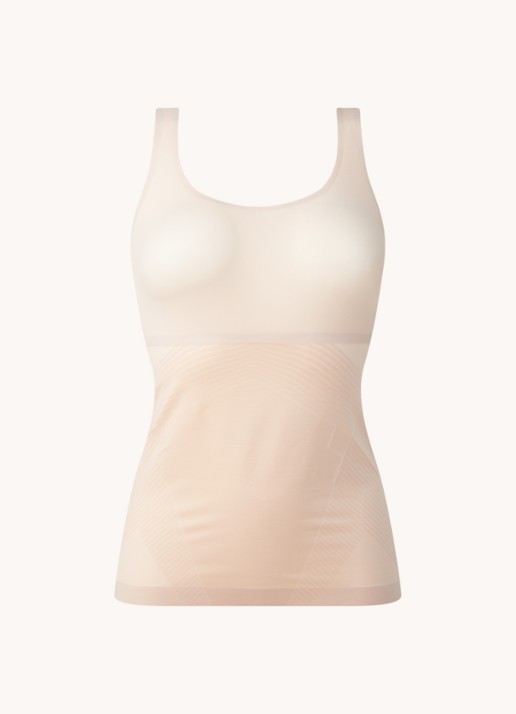 SPANX Thinstincts corrigerende naadloze tanktop - voorkant beige