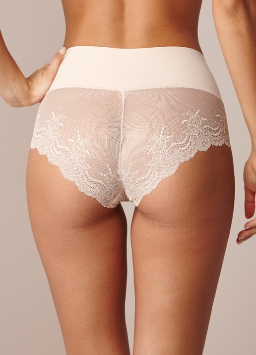 SPANX Undie-Tectable corrigerende slip met kant - achterkant 4 beige