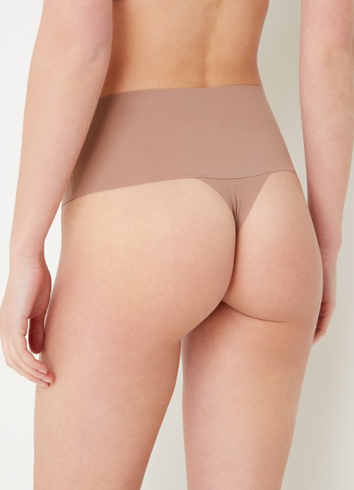 SPANX Undie-Tectable naadloze corrigende string - achterkant lichtbruin