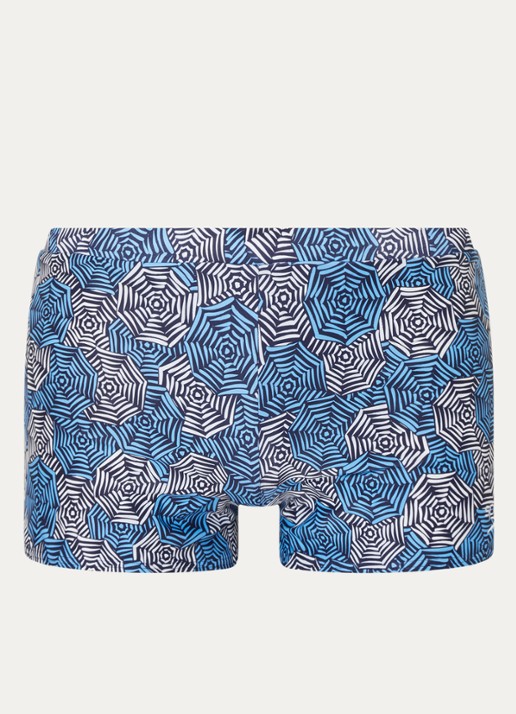 Speedo  Escape zwemboxer met print - voorkant blauw