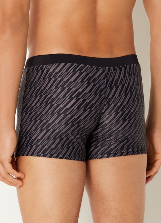 Speedo  Vamilton zwemboxer met print en logo - achterkant 4 donkergrijs
