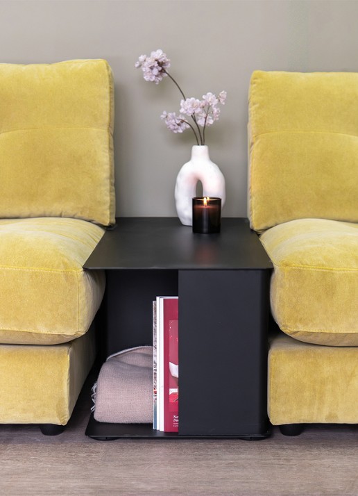 Spinder Adaptable banktafel 90 x 40 cm - detail 2 zwart