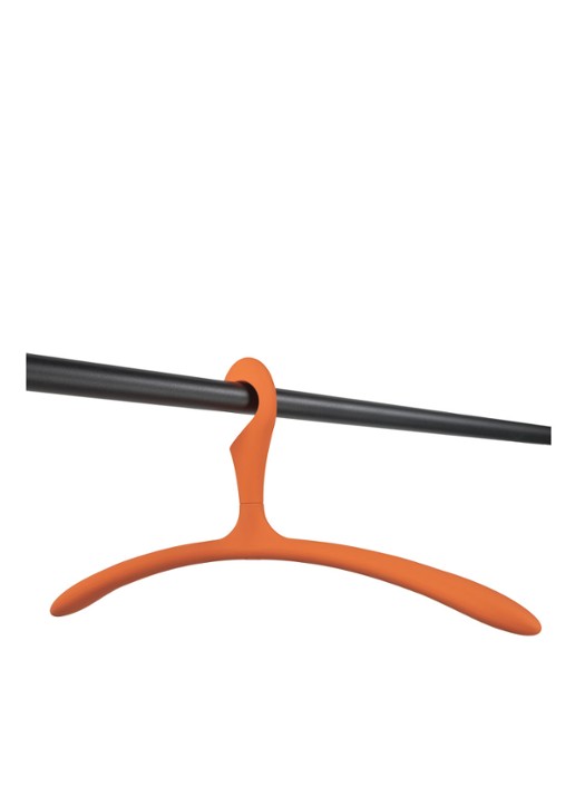 Spinder Arx kledinghanger set van 5 - voorkant 3 oranjerood
