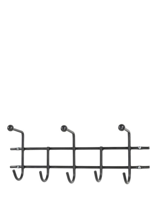 Spinder BARATO kapstok - 3 haken - voorkant zwart