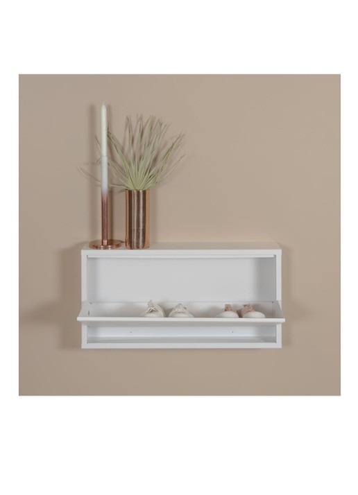 Spinder Billy 1 schoenenkast 75 x 75 cm - voorkant 5 wit