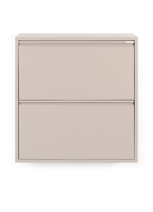 Spinder Billy 2 schoenenkast 75 cm met 2 vakken - detail taupe