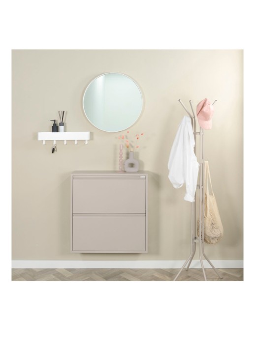 Spinder Billy 2 schoenenkast 75 cm met 2 vakken - detail 3 taupe