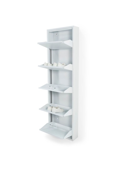 Spinder Billy 5 schoenenkast 50 x 50 x 170 cm - detail 4 wit