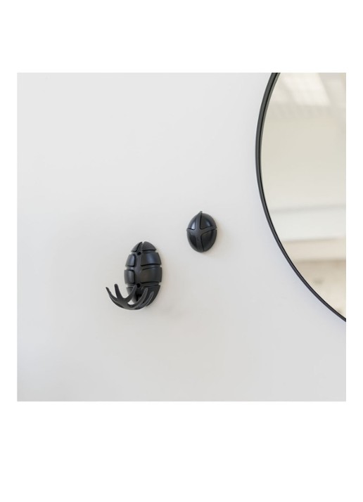 Spinder Bug uitklapbare kapstok 10 cm - detail zwart