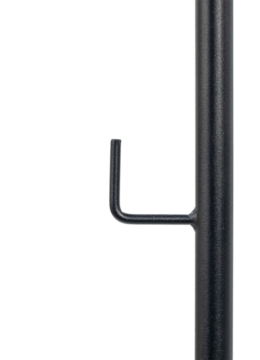 Spinder Charly kapstok 40 cm - detail zwart