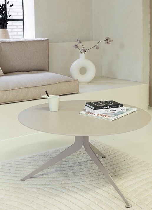 Spinder Daley salontafel 38 x 74 cm - achterkant 2 taupe