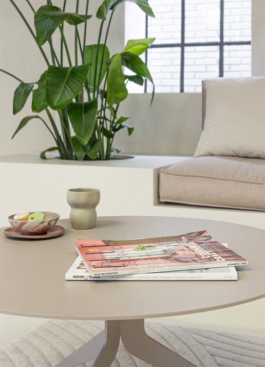Spinder Daley salontafel 38 x 74 cm - voorkant 4 taupe