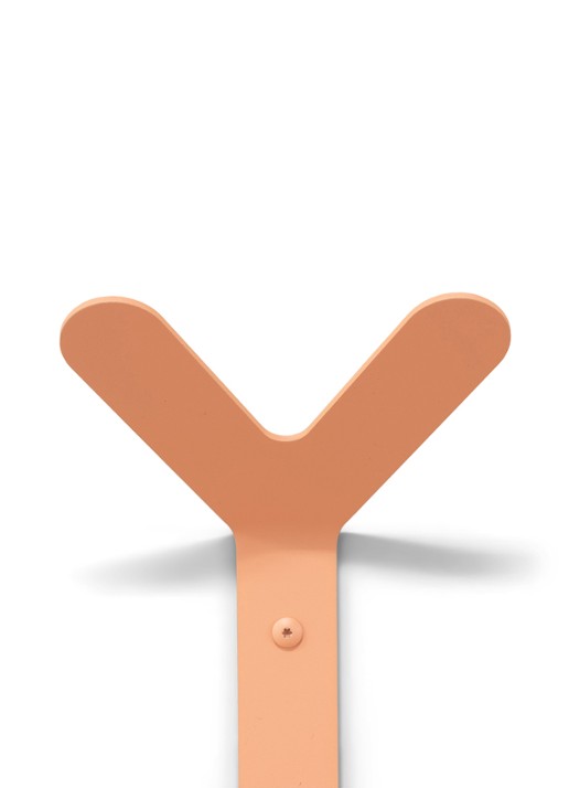 Spinder Frondo Hook wandhaak - achterkant 3 oranje