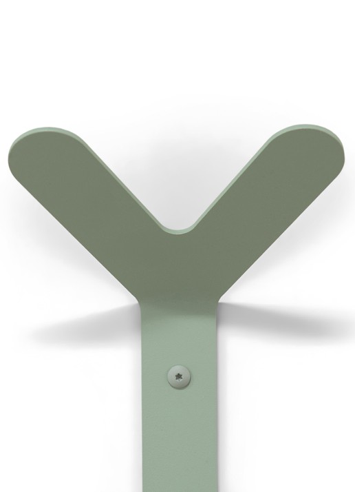 Spinder Frondo Hook wandhaak - achterkant 5 lindegroen