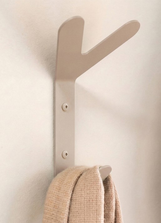 Spinder Frondo Hook wandhaak - detail 4 taupe