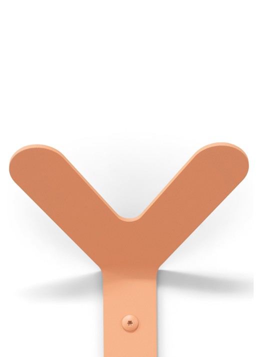 Spinder Frondo wandkapstok - achterkant oranje