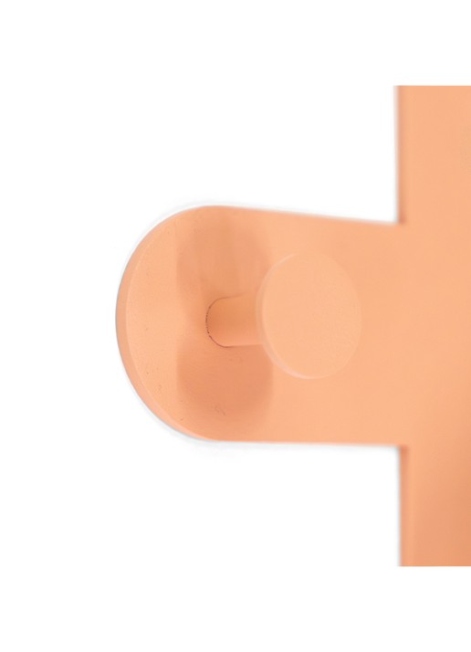 Spinder Frondo wandkapstok - detail 4 oranje