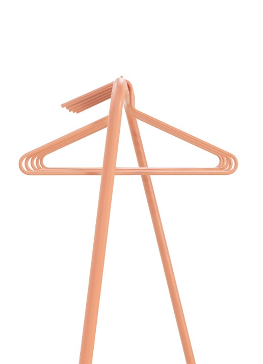 Spinder Hang-On kledinghanger set van 5 - detail 3 oranje
