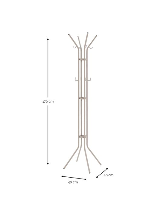 Spinder Jessy kapstok 170 cm - detail 4 taupe