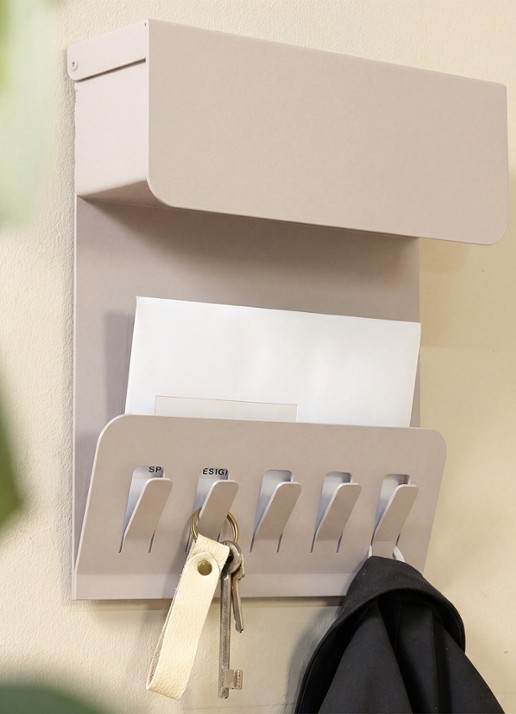 Spinder Keeper wandkapstok - detail 6 taupe