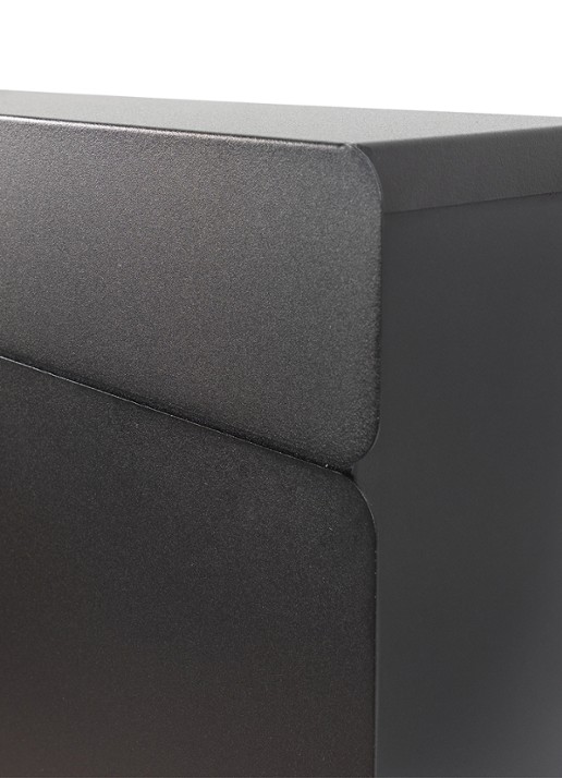 Spinder Luigi schoenkast zwart - detail 4 zwart