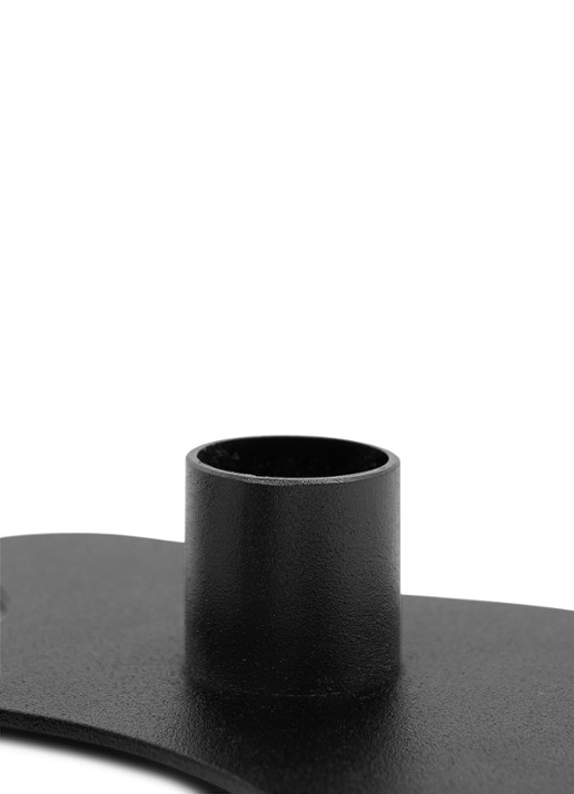 Spinder Melt kandelaar 2,8 cm set van 3 - achterkant 3 zwart