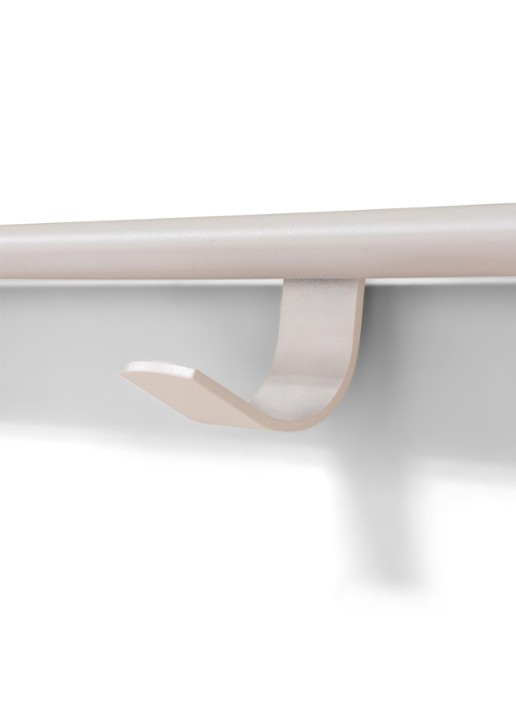 Spinder Rex 1 wandkapstok - achterkant 3 taupe