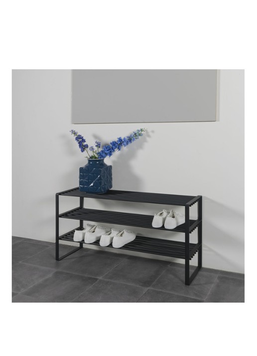 Spinder Rex 100 schoenenrek 100 cm - voorkant 2 zwart