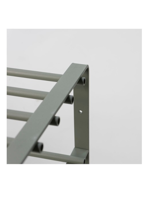 Spinder REX SR 2 dubbel schoenenrek - detail lindegroen