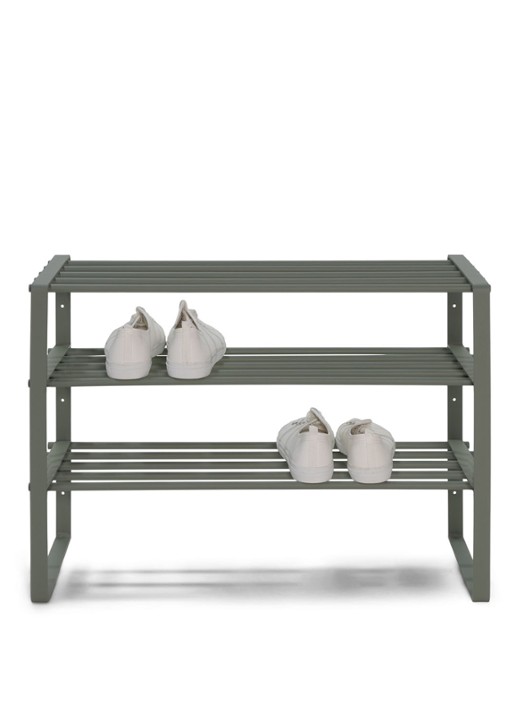 Spinder REX SR 2 dubbel schoenenrek - voorkant 3 lindegroen