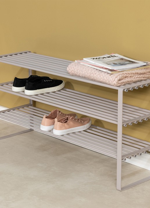 Spinder Rex SR 2 schoenenrek 100 cm - voorkant 2 taupe